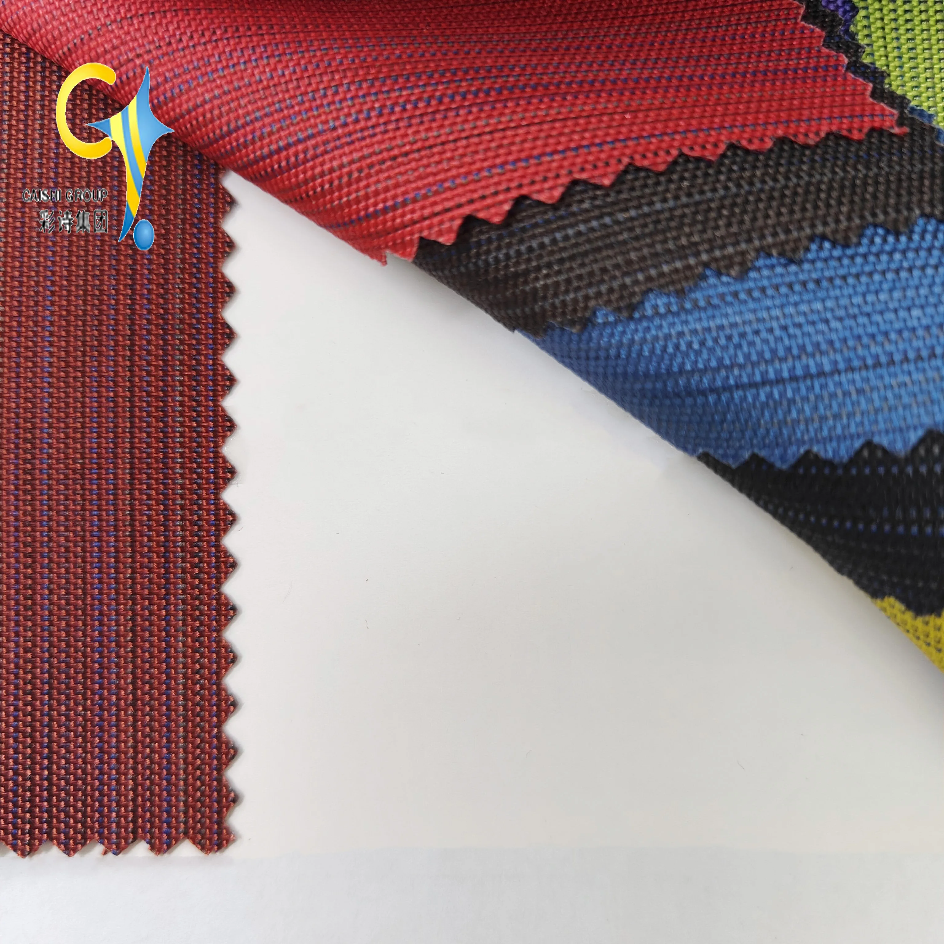 China Factory Customized 100% nylon WR  ZY-837 400D jacquard with PU coated for bag Luggage Outdoor oxford fabric