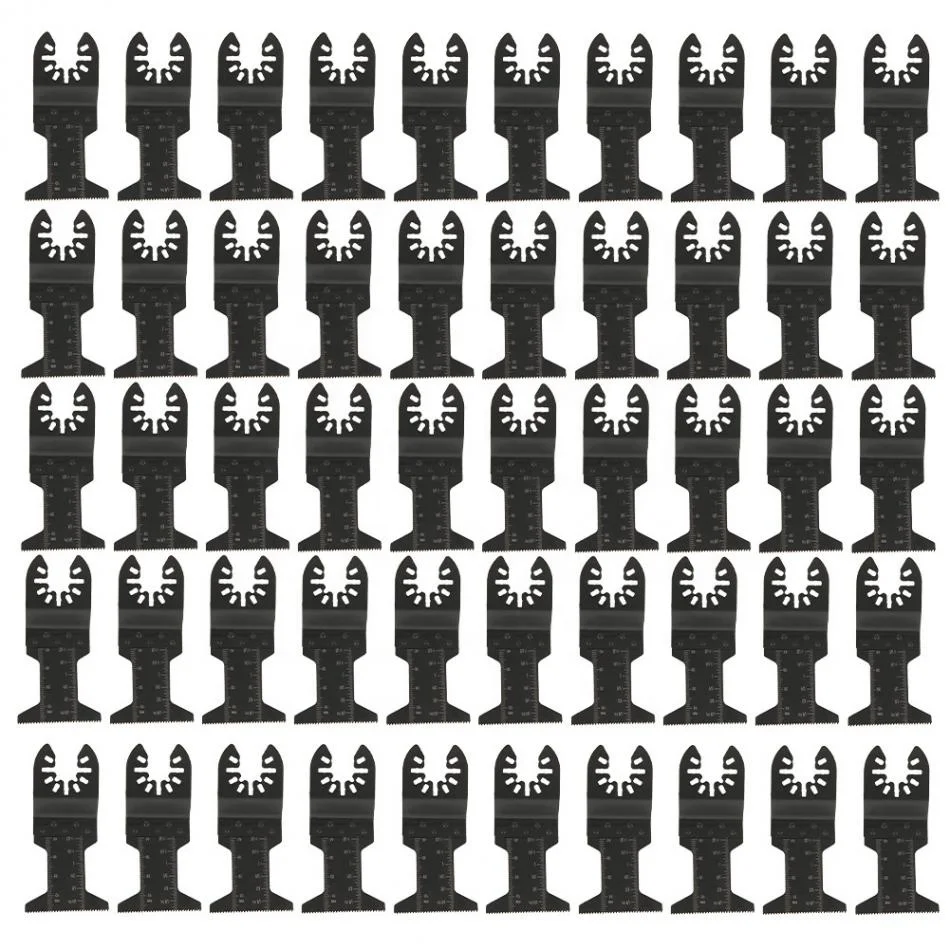 
50pcs 10/20/34/44/68mm Oscillating Multifunctional Cutting Saw Blade Accuracy Cutting Tool Set High-carbon Steel 