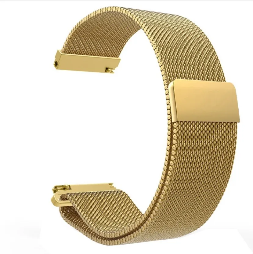 20mm 22mm Adjustable Magnetic Loop Stainless Steel Milanese Band For Samsung Galaxy Watch 6/5