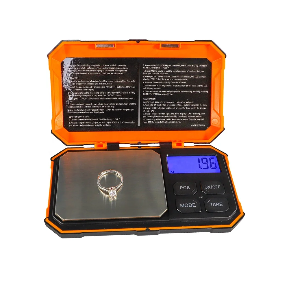 Factory Newest High Precision Electronic 100 0.01g Mini Pocket Jewelry Balance Weighting Scale