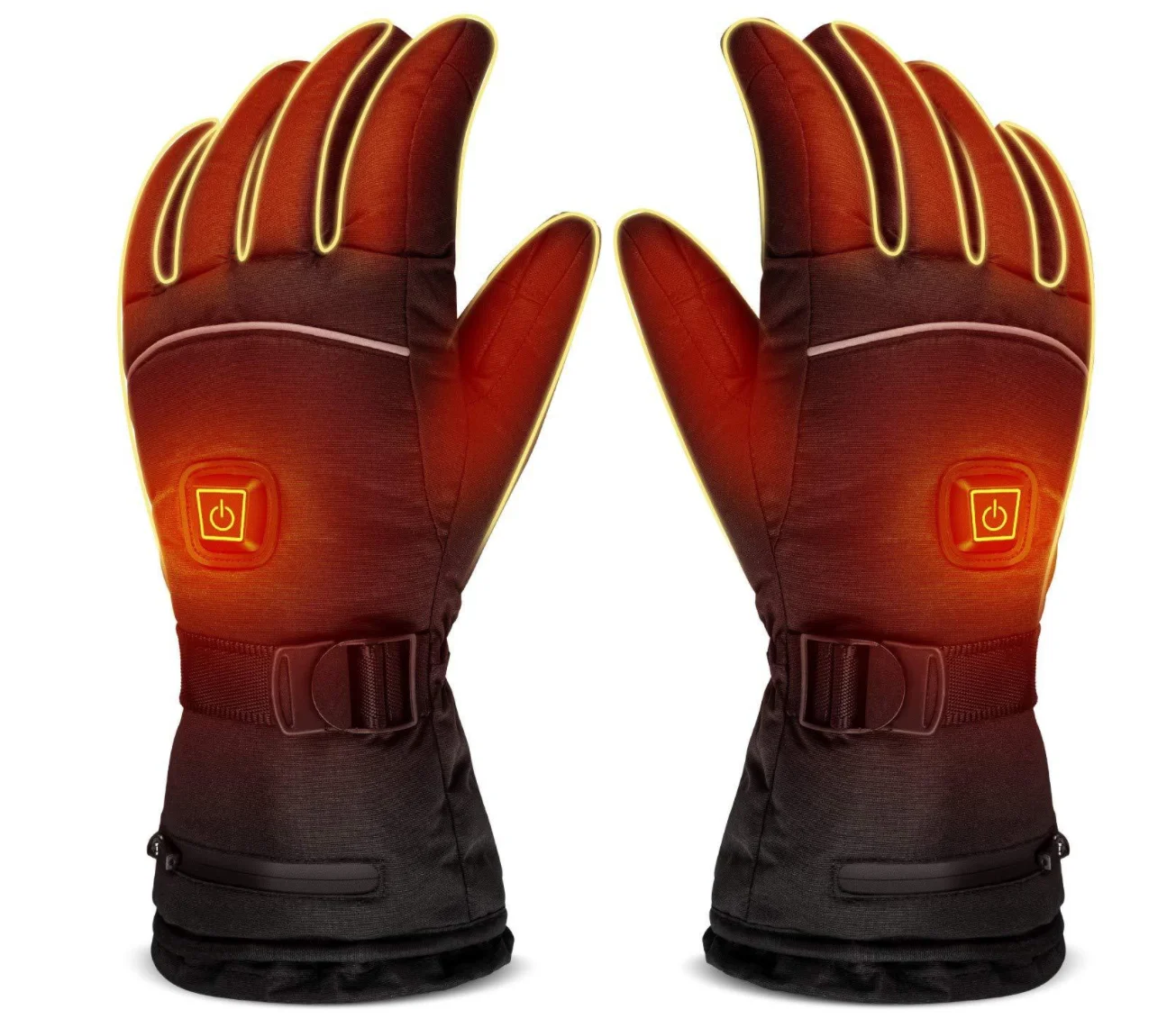 mems women kids thermal heated gloves manufacturer for motorcycle atv arthritis working construction hunting typing hand massage