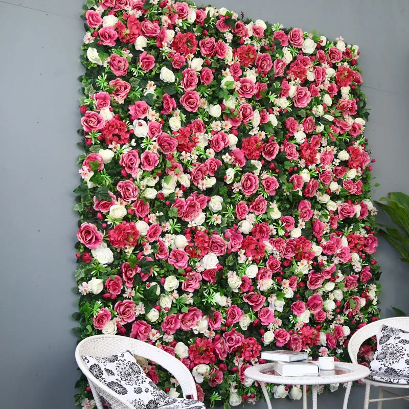 
garland arragements silk peony flower wall artificial flower plants white flower panel for wedding backdrop 