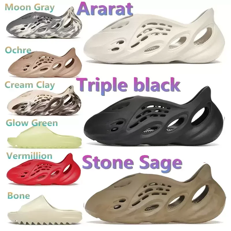 custom Sandal High Quality Slipper yezzy yeezy foam runner kids with box sneaker kids yezzy yeezy slides for women men unisex