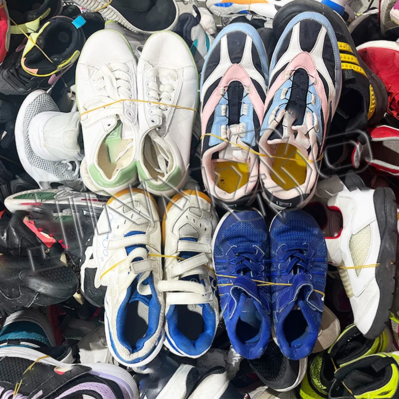 lot stock sports shoe sole eva sneakers print casual sport shoes for kid boys running mixed bale of used shoes