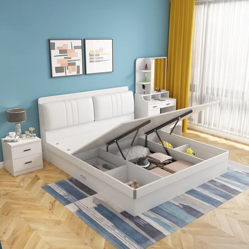 factory direct customized wooden hotel home furniture bedroom sets and high quality modern design  bedroom furniture set