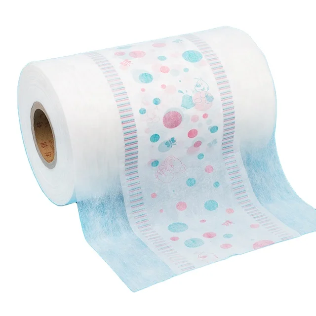 Customized Print Soft Breathable PE Lamination Film for Diaper Backsheet Material Clothlike Film Diaper Raw Material