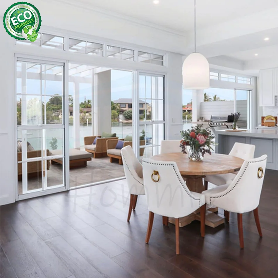 Factory OEM /ODM Aluminium Energy Saving Windows And Doors Aluminium Thermal Break Aluminum Sliding Door For European Standard