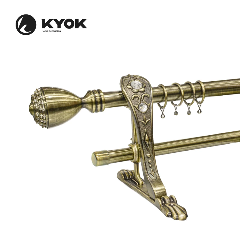 kyok алюминиевый карниз для штор дешевая цена 2 м карнизы и рельсы для домашнего декора