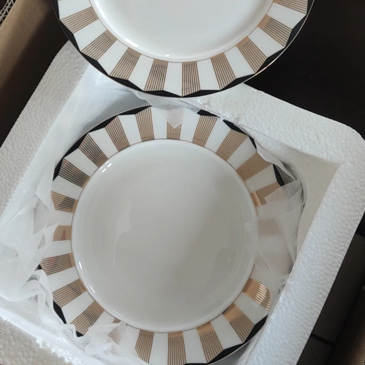 halloween party decoration black tropical forests tableware set restaurant chinese crockery set ceramic