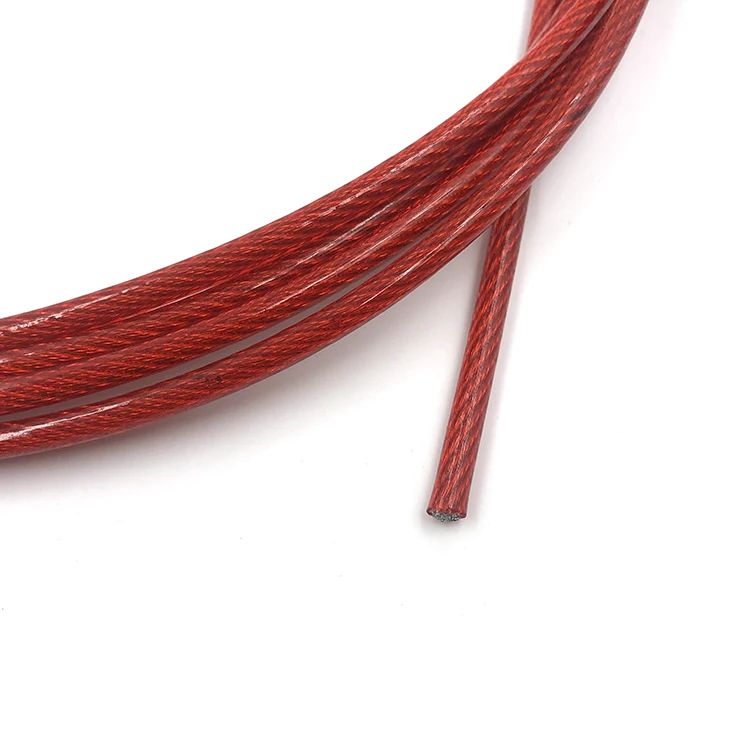 OEM color plastic coated steel wire cable reliable manufacturer