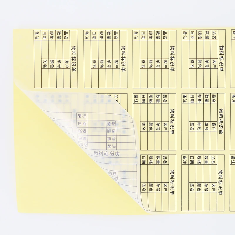 Manufacture Transparent Printing Paper Colorful Adhesive Blank White Glossy Inkjet Pvc Vinyl Paper A4 Sticker Label