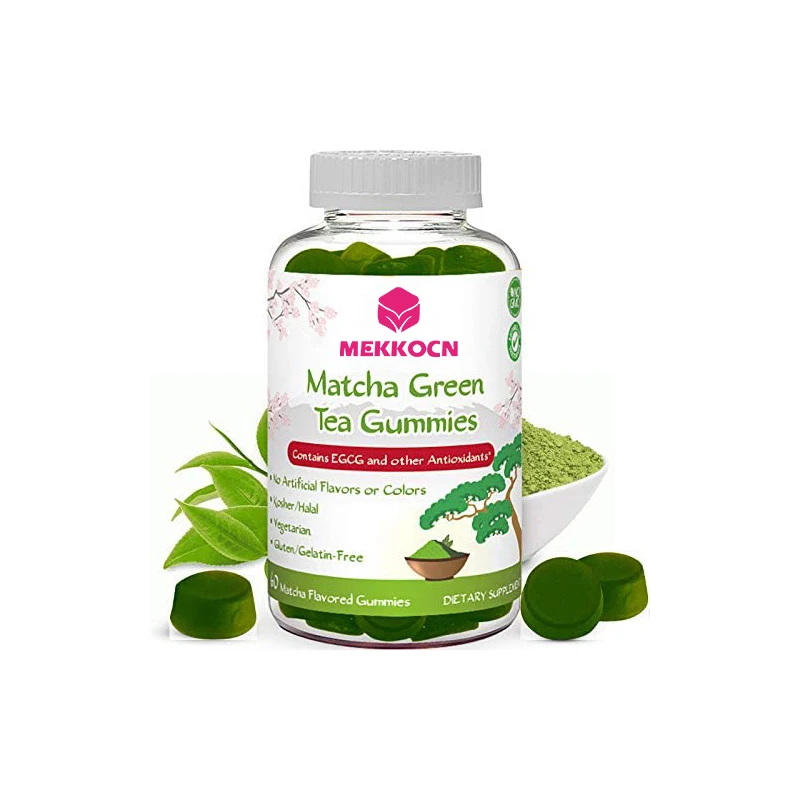 Metabolism Booster Matcha Green Tea Gummies Vegan Matcha Gummies Slimming Matcha Gummy For Weight Loss