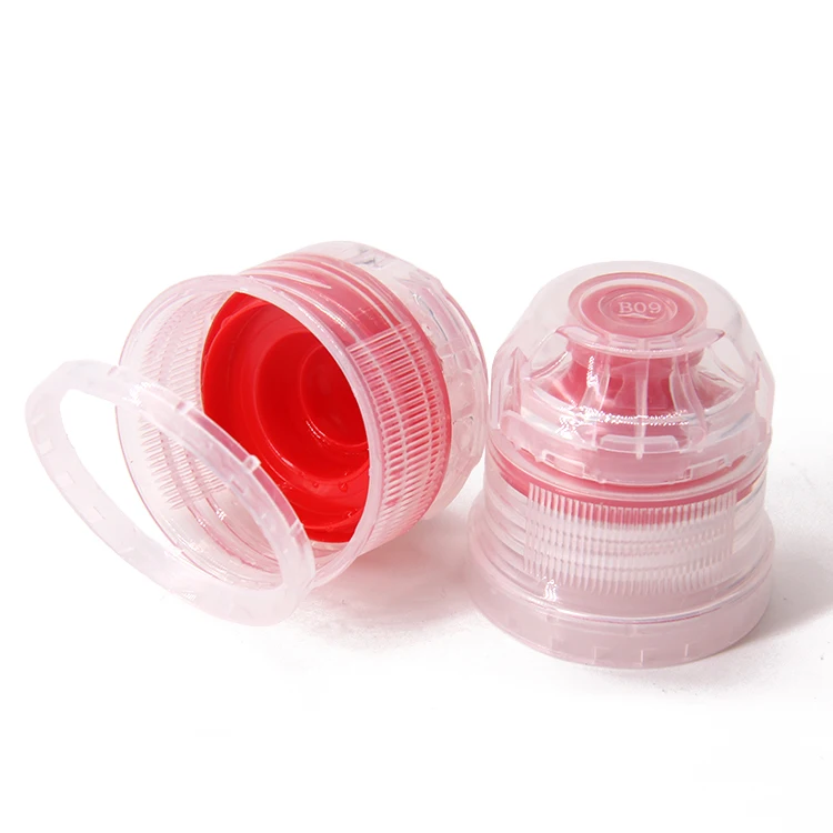 Hot Selling Pco 1810 Neck 28mm Plastic Sports Water Caps With Silicone Valve For Plastic Bottle