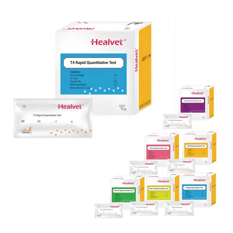 Multi-function Veterinary Clinical Portable Immunoassay Analyzer Fpl Quantitative T4 Rapid Test Kit