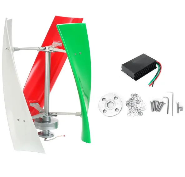 Roof X grid-connected wind power generation system vertical wind turbine 600w vertical axis wind turbine