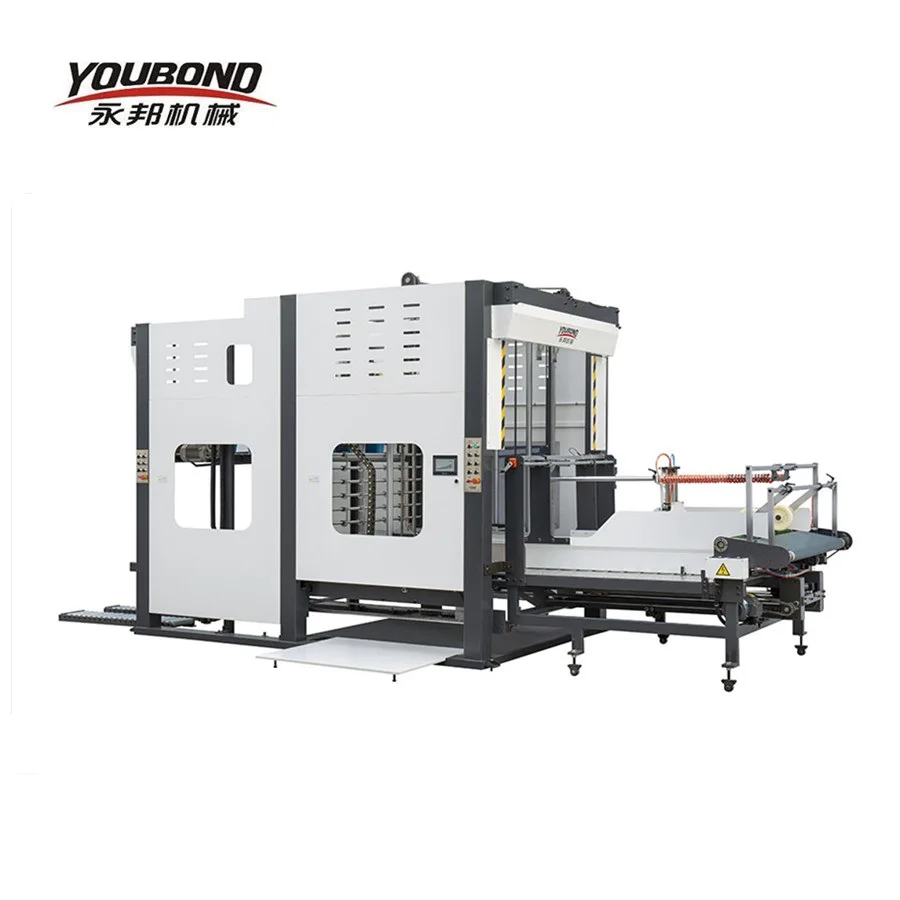 Automatic paper carton box flip flop stacking machine