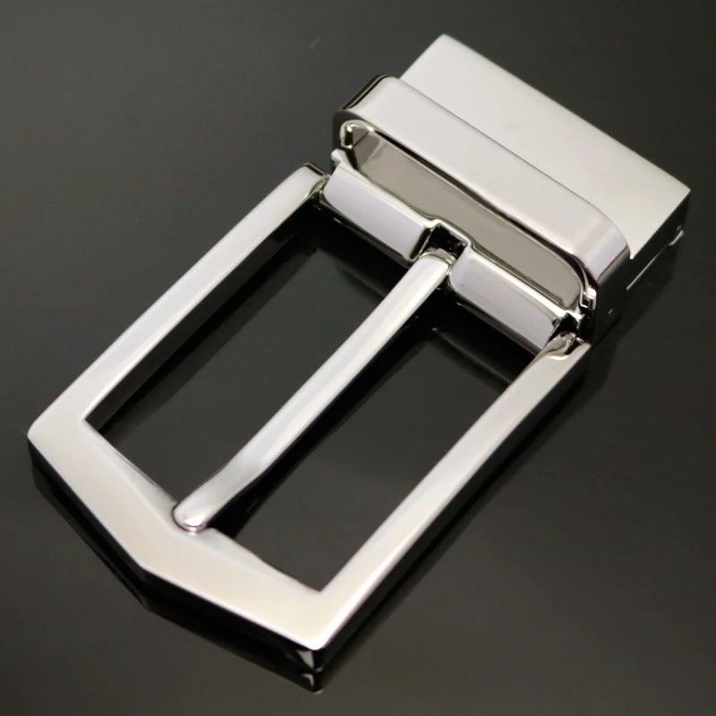 Пряжка для ремня под заказ от производителя, высококачественный мужской ремень с вакуумным покрытием, двусторонняя пряжка для ремня из цинкового сплава