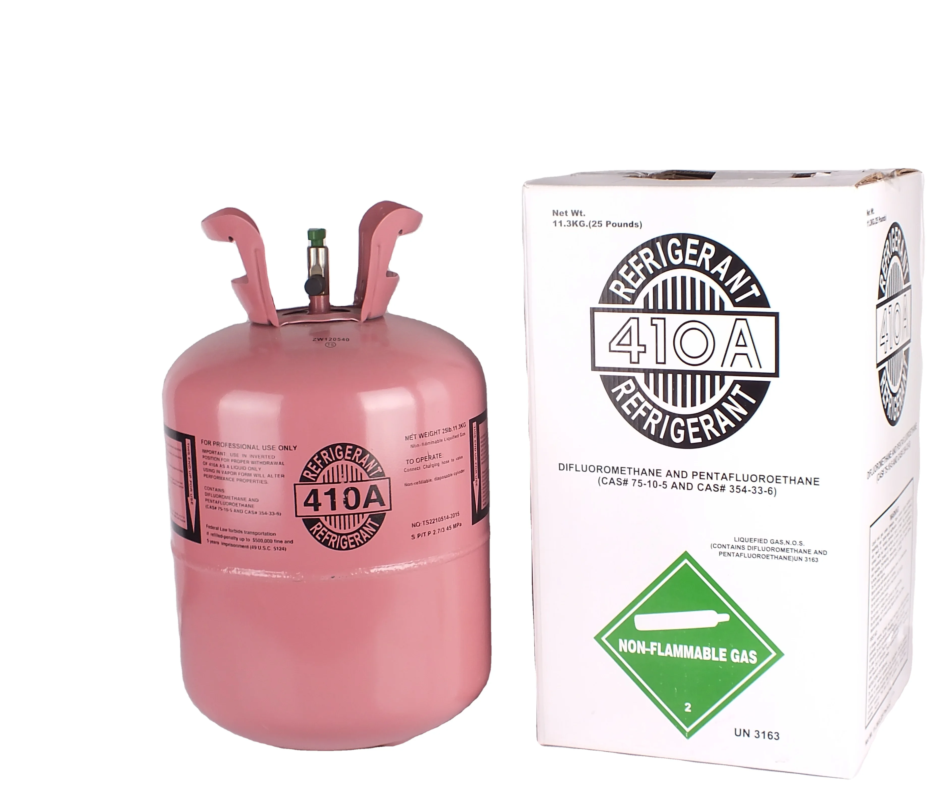 AC refrigerant gas R 410a freon price China supply