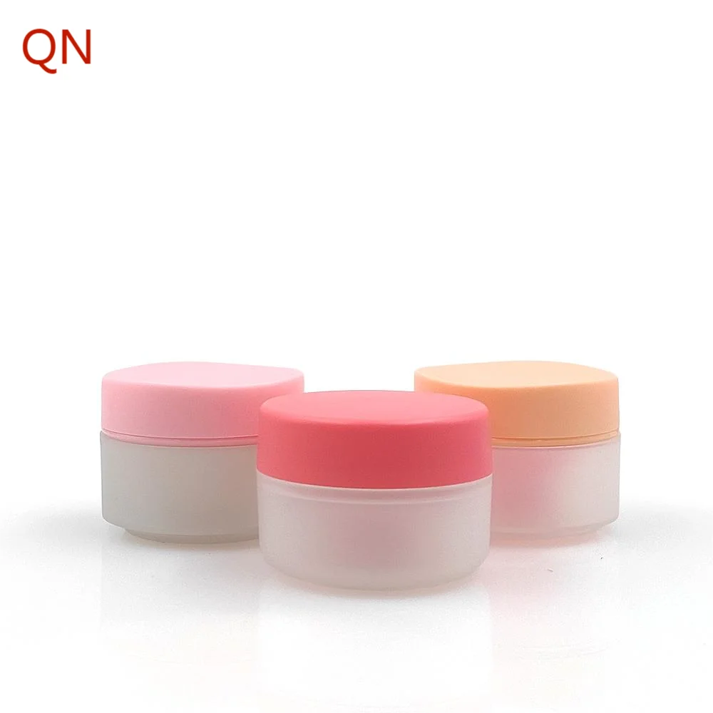 10g color custom plastic jar pink orange red 15g 20g 30g cosmetic jar for eye cream lip gloss makeup empty plastic jar