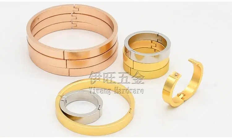 YIWANG стильное Золотое металлическое кольцо из цинкового сплава