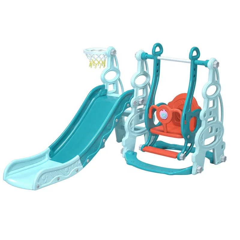 Children Slide and Swing Combination kids Indoor Playground Kindergarten Baby Outdoor Plastic Multifunctional Slide Swing Toys