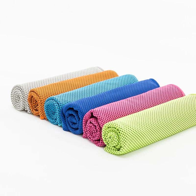 RPET recycle Highly Absorbent Sport pva cooling towel personalized sports towels mission cooling towel with zipper bag