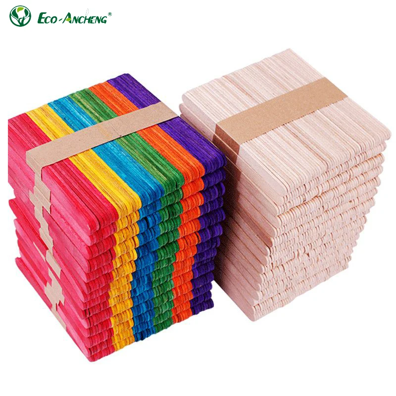 High Quality Eco-Friendly Custom Packaging Disposable Wooden Popsicle Stick Ice Cream Machine for Restaurant