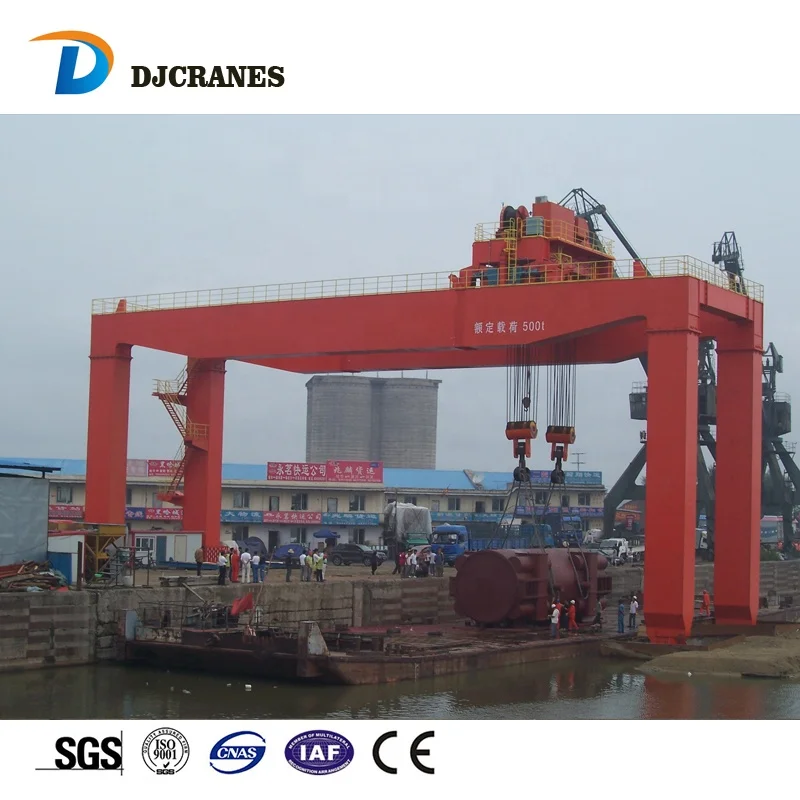 double beam gider bridge gantry crane traveling lifting stepless speed
