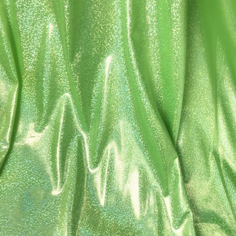 4 Way Stretch Spandex Polyester Silver Gold Foil Print Shiny Magic Color  Bronzing Fabric for Stage Costume Swimsuit