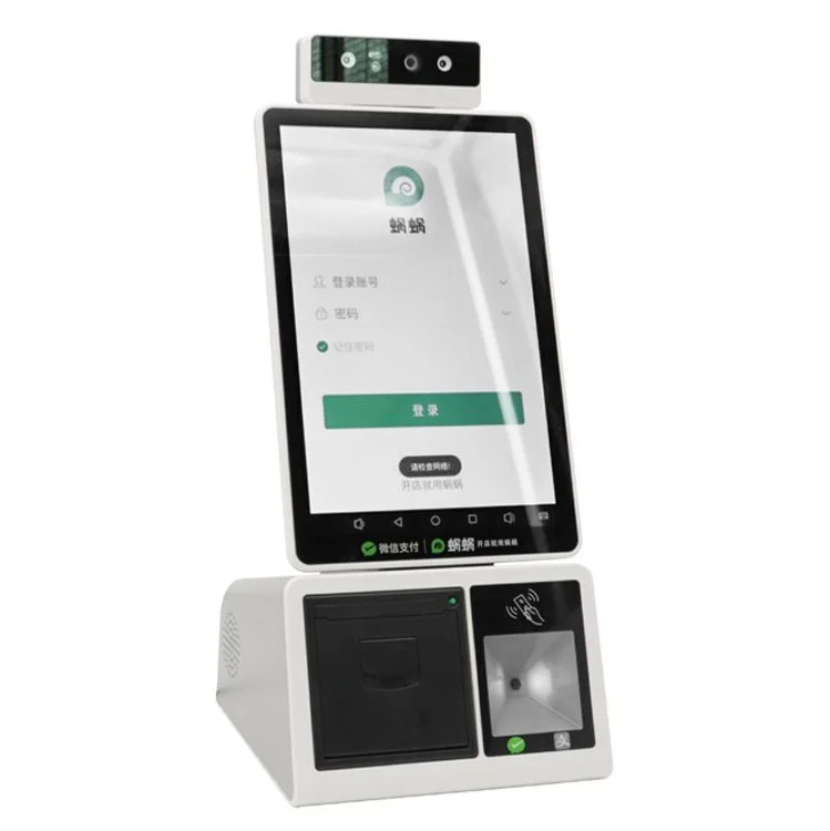 Best seller desktop 10.1inch IPS Self Order Payment Kiosk Self Ordering Machine Pos System with 58mm printer and QR code scanner