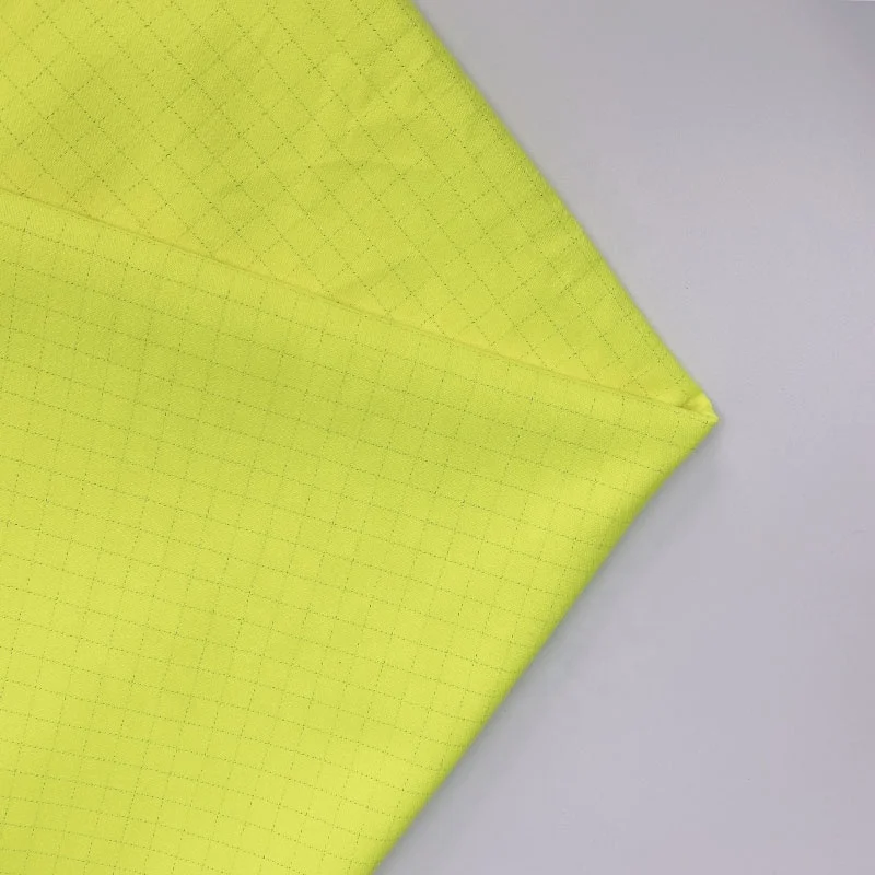 60% Modacrylic 38% Cotton 2% Antistatic Ripstop Woven Fabric Modacrylic Fire retardant fabric