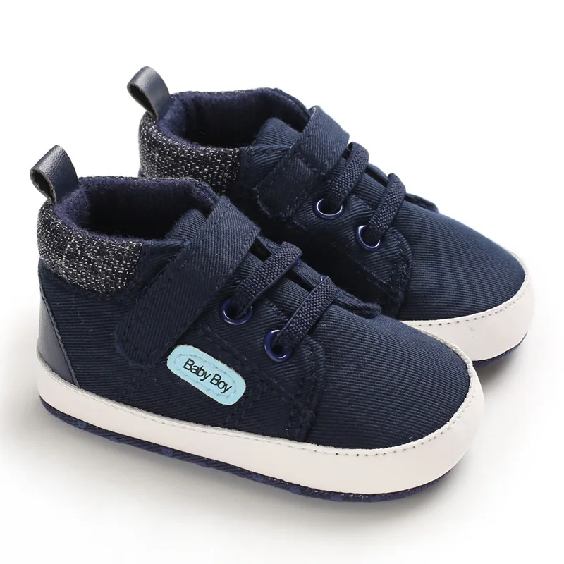 Hot selling cheap cotton soft sole breathable shoes 0 18 months Cool boy baby boy infant shoes