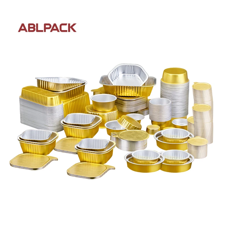 Изготовленный на заказ полный размер Bbq фольга лоток одноразовый бытовой Ланч-бокс алюминиевая фольга гриль овальный лоток