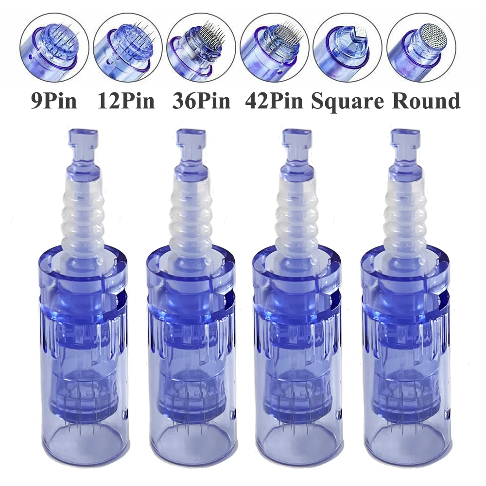 10/50/100 Derma Pen Needle Tattoo Cartridge Tip Replacement For A6 Microneedling Meso Beauty Machine