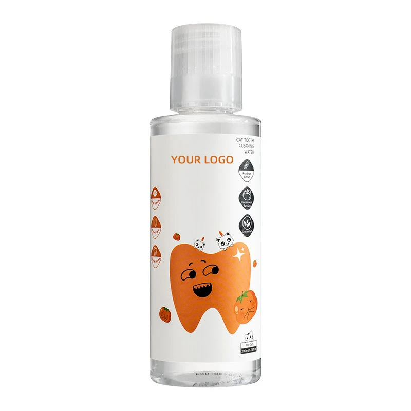 Portable Alcohol-Free Pet Care Products Multi-Purpose Oral Hygiene Formula Water Additive for Dogs & Cats Pet Dental Mouthwash