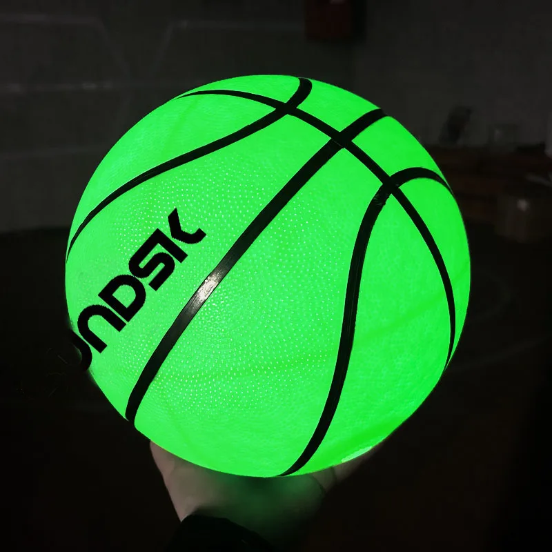 28.5 29.5 Luminous glow in the dark led light up basketball glow in dark
