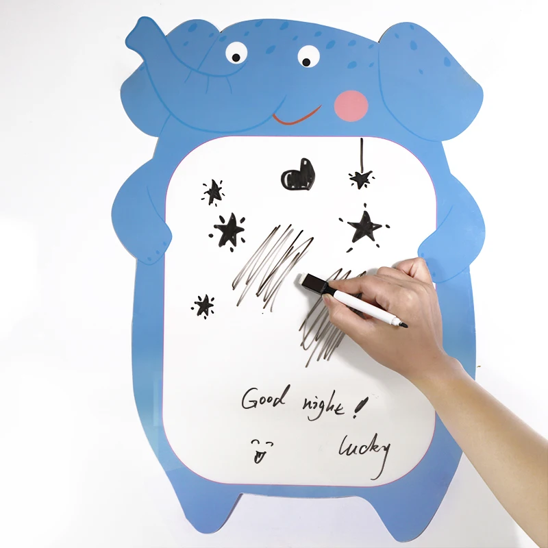 Custom Whiteboard Wall Sticker Self Adhesive Cartoon Writing Board Dry Erase Children Room Board