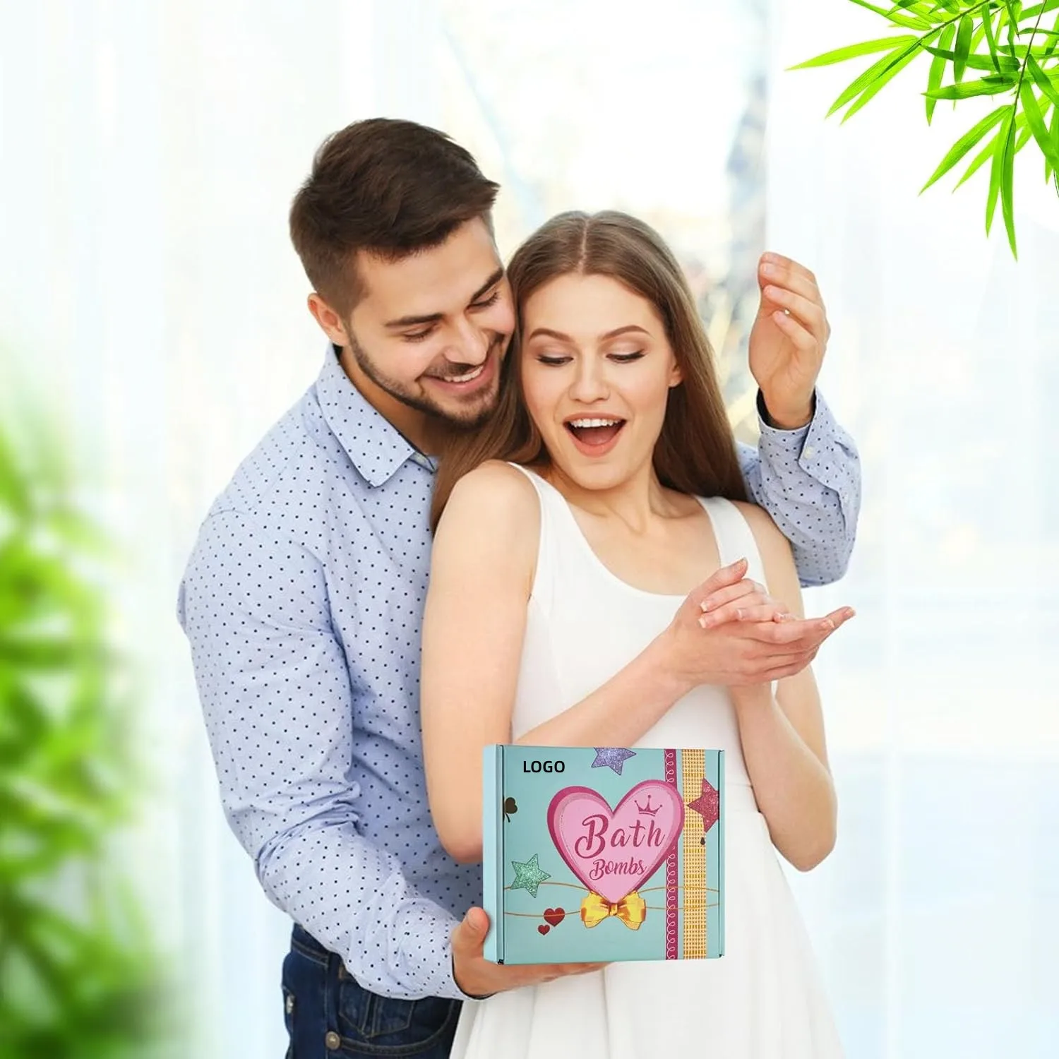 Factory Wholesale Bath Supplies Natural Products Bath Bombs Flower Clover bath salt packaging