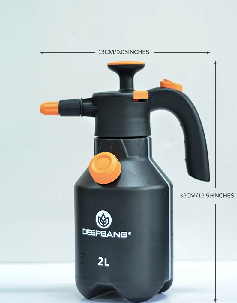 2LPlastic Foam Sprayer New Continuous Spraying  Clean High Pressure Foam Sprayers for Car Washing Daily Cleaning