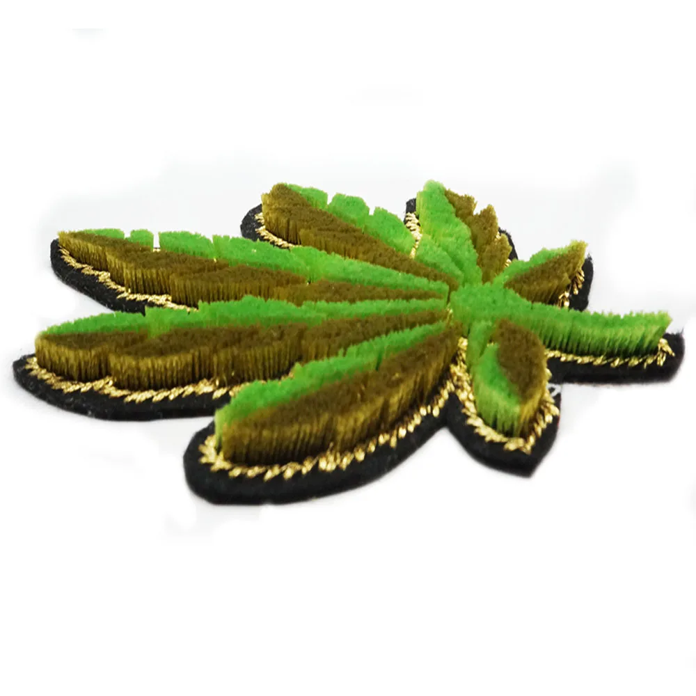 wholesale embroidered patches flower embroidery patch custom Toothbrush embroidery patch