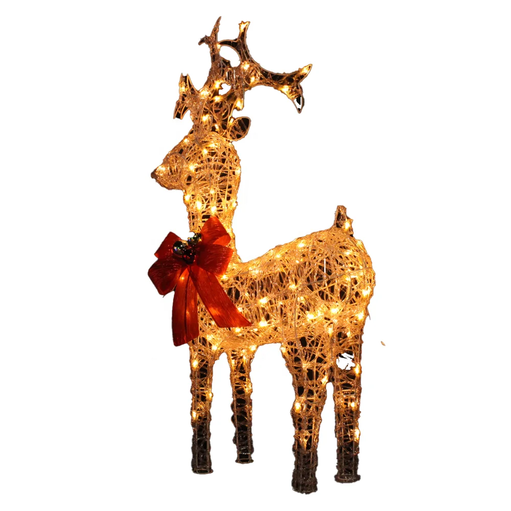 Christmas deer light Christmas deer outdoor Warm white clod white Modify Lamp Holiday Party Decoration