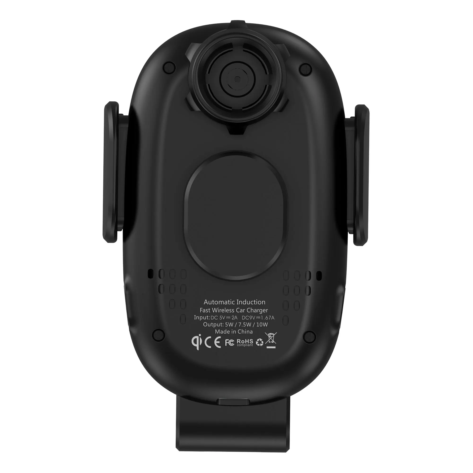 15W 10W 7.5W Qi CE FCC Rosh wireless car charger smart holder automatic clamping for HUAWEI