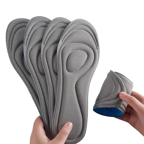 Wholesale thickening massage shock absorption sweat absorption insole Flat foot correction insole arch sports insole