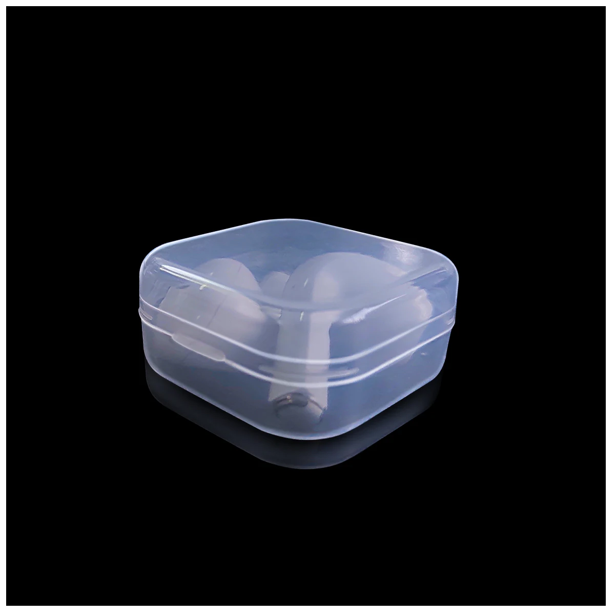 Hot sale headphones small plastic box, small parts, coins, beads, candy, nails, rings, earrings, travel medicine storage box