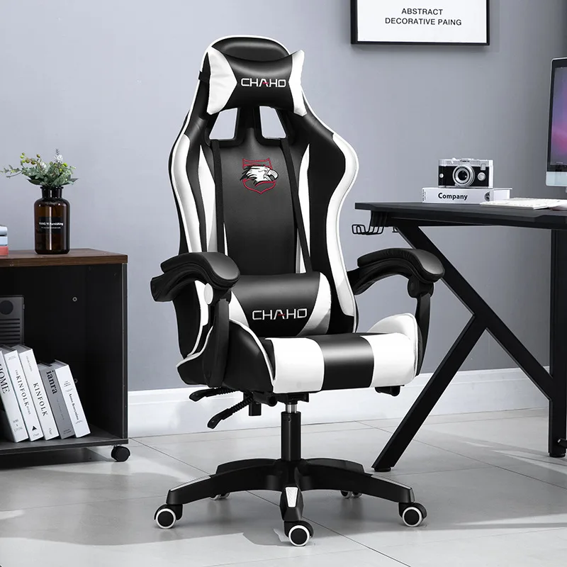 Оптовая продажа кожаный игровой стул эргономичный и многоцветный для игр