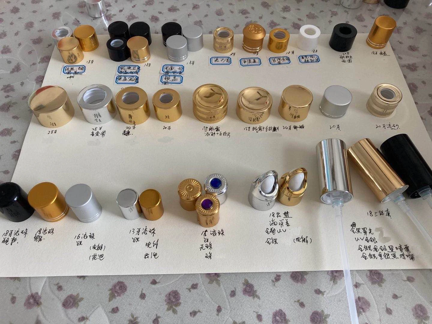 18mm 20mm dropper cap with customized rubber plastic teat glass dropper for essential oil bottle