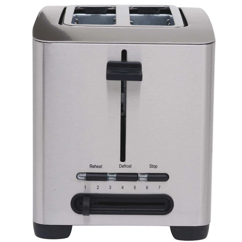 Автоматический выдвижной тостер для завтрака из нержавеющей стали на заказ, домашний очень широкий слот, умный тостер для хлеба на 2 ломтика