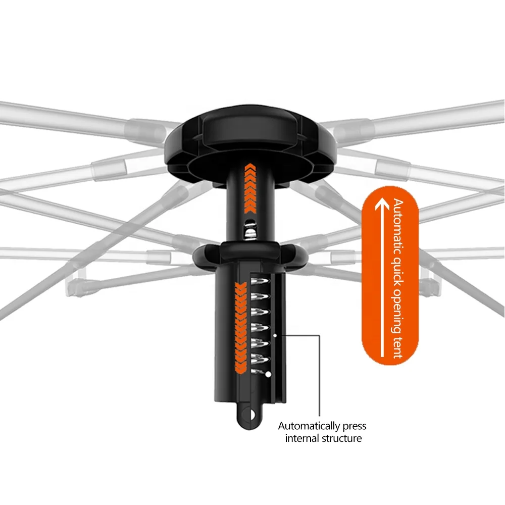 Rebornsun pop Up tent family camping 4 person tent portable instant automatic tent waterproof windproof for camping