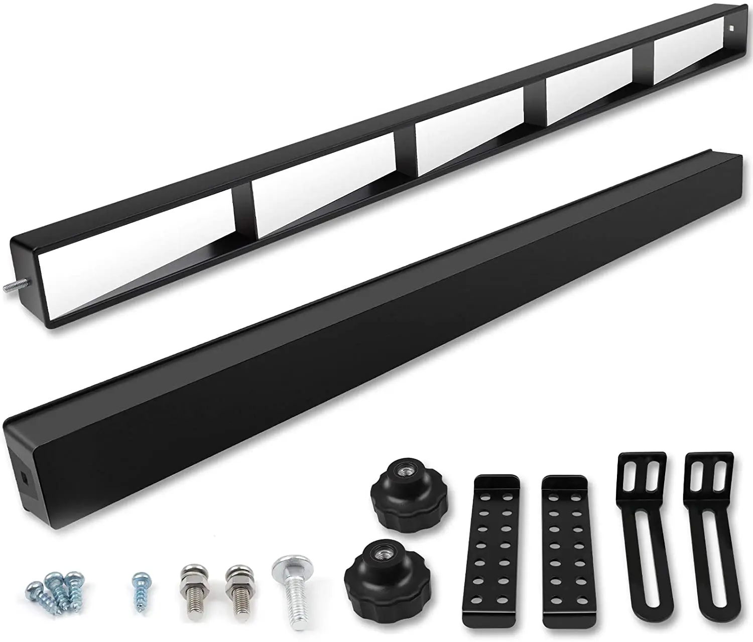 Golf Cart 5 Panel Mirror fits EZGO RXV & TXT, Club Car DS & Precedent, Universal Panoramic Rear View Mirror fits Most Golf Carts