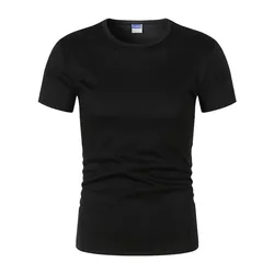 2023 Lidong wholesale shirts cheap mesh t shirts in bulk plain sheer t-shirts breathable men custom t shirt